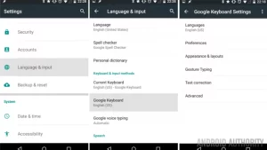 turn on autocorrect automatically on Android